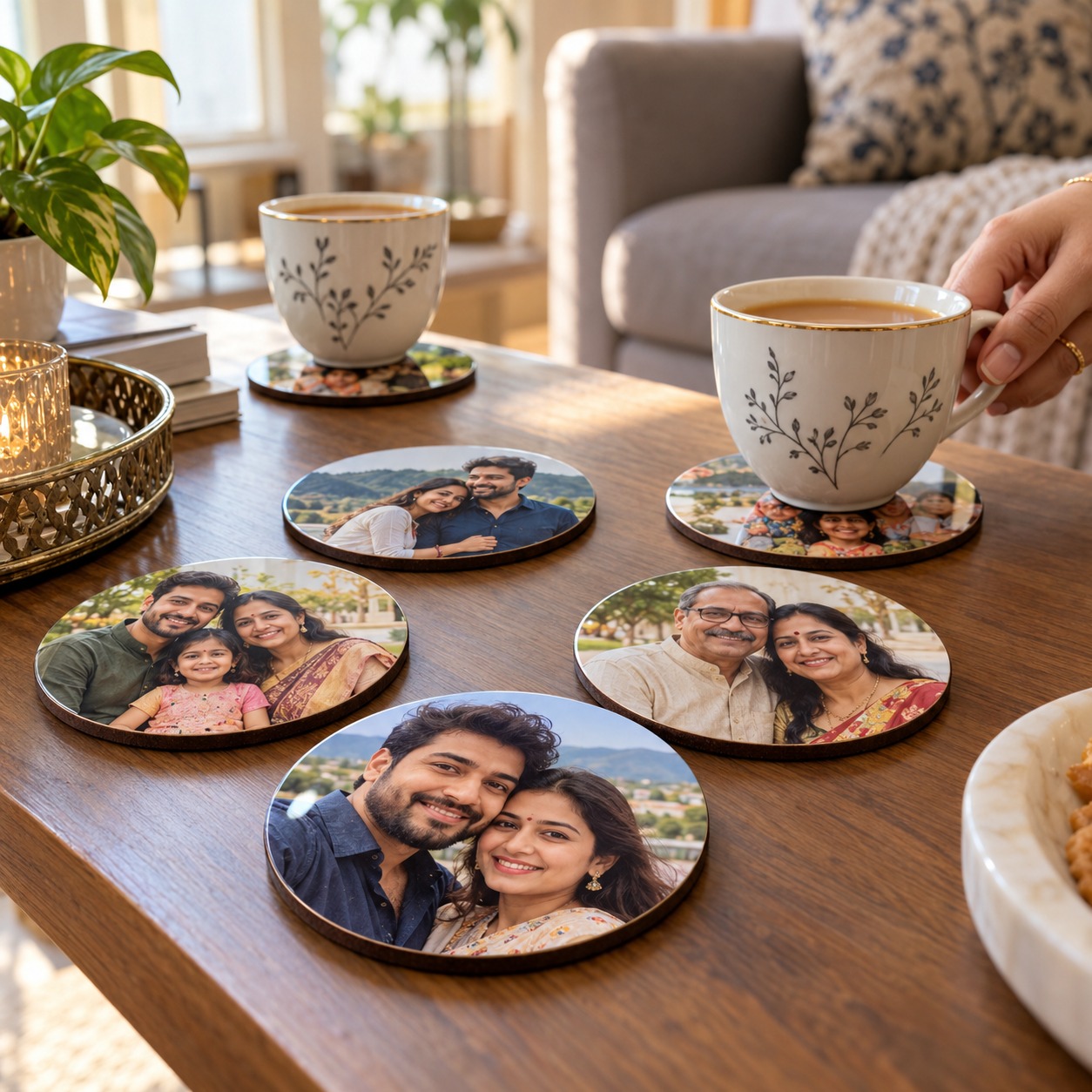 TC3 MDF Tea Coaster Round 